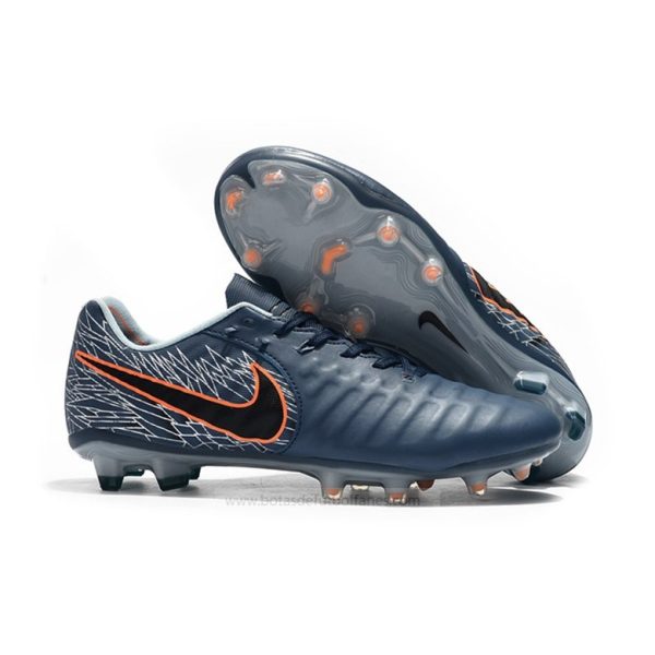 Nike Tiempo Legend Elite FG Cian Negro Naranja